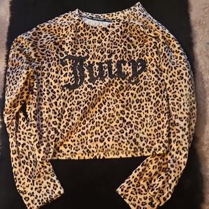 Juicy Couture Leopard Pajama Set Size Small